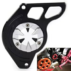 �`�F�[���ی�t�����g�X�v���P�b�g�J�o�[���V���o�[�z���_ MSX125/SF 2013-19- Chain protection front sprocket cover left silver for Honda MSX125/SF 2013-19-