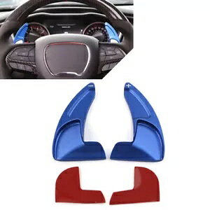 XeAOzC[VtgbJ[GNXeVA~_bWNCX[pu[- Steering Wheel Shift Rocker Extension Aluminum Alloy for Dodge Chrysler Blue-