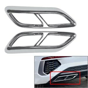 AX[grCǃ}t[qgJo[gAEfB A3 8Y 21-2023- Rear throat exhaust pipe muffler tips cover trim for Audi A3 8Y 21-2023-
