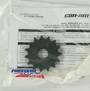 NOS Can-Am 15T �w�r�[�f���[�e�B �t�����g �h���C�u �X�v���P�b�g 15 �� 715000518 NOS Can-Am 15T Heavy Duty Front Drive sprocket 15 tooth 715000518 �y���s�A���i�z