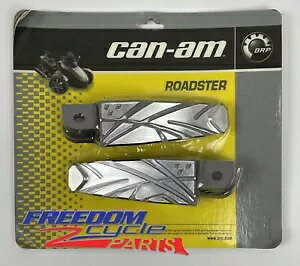 NOS OEM CAN AM 09-16 CAN-AM XpC_[ RS RSS tg rbg tbg yO 219400117 NOS OEM CAN AM 09-16 CAN-AM SPYDER RS RSS FRONT BILLET FOOT PEGS 219400117