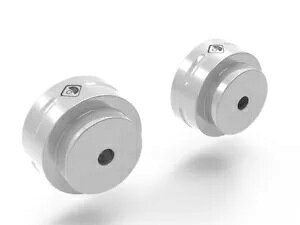 �n���h���o�[�G���h �V���o�[ Ducabike �t�@�[ Ducati Desertx 2022 - 2023 9E1- Handlebar ends silver Ducabike fur Ducati Desertx 2022 - 2023 9E1- �y���s�A���i�z