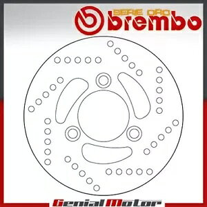 u[L fBXN Œ Brembo Serie Oro tg Kymco Yup Sp 50 2000 - 2003 p Brake Disc Fixed Brembo Serie Oro Front for Kymco Yup Sp 50 2000 - 2003
