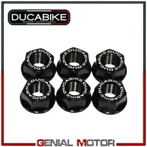 �N���E�� �t�����W �i�b�g �L�b�g �u���b�N 6DSB02D Ducabike Ducati Monster 1000 2003 - 2005 Crown Flange Nuts Kit Black 6DSB02D Ducabike Ducati Monster 1000 2003 - 2005 �y���s�A���i�z