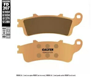 Galfer ���A�u���[�L���C�j���O �z���_ ST 1300 PAN-EUROPEAN ABS 2008 FD207- Galfer rear brake lining Honda ST 1300 PAN-EUROPEAN ABS 2008 FD207- �y���s�A���i�z