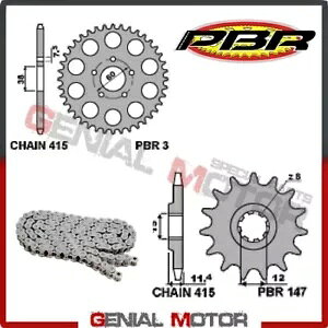 EK1151 �`�F�[�� �X�v���P�b�g �Z�b�g 13 34 415 PBR MALAGUTI FIFTY TOP 3MV AE 1990 - 1999- EK1151 chains sprocket set 13 34 415 PBR MALAGUTI FIFTY TOP 3MV AE 1990 - 1999- �y���s�A���i�z