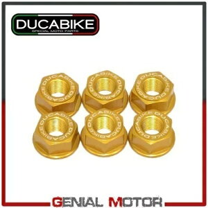 �N���E�� �t�����W �i�b�g �L�b�g �S�[���h Ducabike Ducati SportClas Sport 1000 2006-2009 Crown Flange Nuts Kit Gold Ducabike Ducati SportClas Sport 1000 2006-2009 �y���s�A���i�z