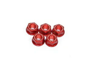 �i�b�g�Z�b�g���A�x���g�z�C�[���L�����A���b�h Ducabike Ducati 848 2007 - 2013 3A8- Nut set rear belt wheel carrier red Ducabike for Ducati 848 2007 - 2013 3A8- �y���s�A���i�z