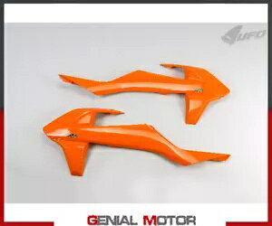 ラジエーター カバー Ufo プラスト Ktm Exc 全モデル 2017 - 2019 オレンジ KTM 98-21 Radiator Covers Ufo Plast For Ktm Exc All Models 2017 - 2019 Orange KTM 98-21