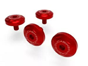 �t�����g�K���X�l�W�L�b�g ���b�h Ducabike Ducati Multistrada V4 2021 - 2023 Windshield Screw Kit Red Ducabike For Ducati Multistrada V4 2021 - 2023 �y���s�A���i�z