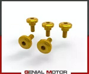 DUCABIKE KVT11B �S�[���h �T�C�h �J�o�[ �l�W �L�b�g Ducati MONSTER 937 2021 - 2022�p DUCABIKE KVT11B GOLD Side Cover Screws Kit for Ducati MONSTER 937 2021 - 2022 �y���s�A���i�z