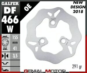 Galfer �u���[�L�f�B�X�N �t�����g �E�F�[�u�Œ� 155x3.5mm ���}�n �W���O 90 1990- Galfer brake discs front wave fixed 155x3.5mm Yamaha Jog 90 1990- �y���s�A���i�z