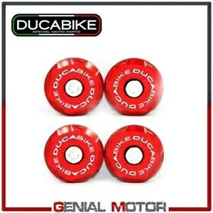 Lbg t[ Lbv @BHA~jE bh Ducabike Ducati Monster 900 1993 - 2002 Kit Frame Caps in Machined Aluminum Red Ducabike Ducati Monster 900 1993 - 2002
