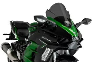 Puig Z-Racing XN[ tgKX D/X[N Kawasaki Ninja H2 SX/H2 SX SE 22 - 24 Puig Z-Racing Screen Windshield D/Smoke Kawasaki Ninja H2 SX/H2 SX SE 22 - 24