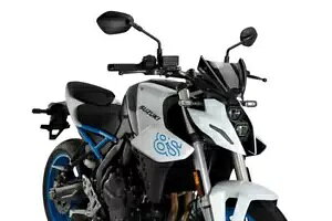 Puig X|[c XN[ tgKX fBtN^[ CgX[N XYL GSX-8S 2023 - 2024 Puig Sport Screen Windshield Deflector Light Smoke Suzuki GSX-8S 2023 - 2024
