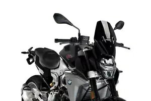 Puig lCLbh X|[c XN[ T|[g uPbgȂ ubN BMW F900 R 20 - 24 Puig Naked Sport Screen Without Support Brackets Black BMW F900 R 20 - 24