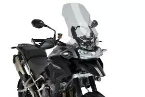 Puig �c�[�����O �X�N���[�� ���C�g�X���[�N �g���C�A���t �^�C�K�[ 1200 GT �����[ �v�� �G�N�X�v���[���[ 22 - 24 Puig Touring Screen Light Smoke Triumph Tiger 1200 GT Rally Pro Explorer 22 - 24 �y���s�A���i�z