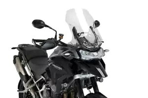 Puig �c�[�����O �X�N���[�� �N���A �g���C�A���t �^�C�K�[ 1200 GT �����[ �v�� �G�N�X�v���[���[ 2022 - 2024 Puig Touring Screen Clear Triumph Tiger 1200 GT Rally Pro Explorer 2022 - 2024 �y���s�A���i�z