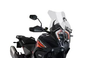 Puig 44cm �c�[�����O �X�N���[�� �N���A KTM 1290 �X�[�p�[ �A�h�x���`���[ S/R 2021 - 2024 Puig 44cm Touring Screen Clear KTM 1290 Super Adventure S / R 2021 - 2024 �y���s�A���i�z