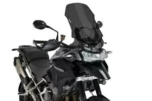 Puig �c�[�����O �X�N���[�� �_�[�N�X���[�N �g���C�A���t �^�C�K�[ 1200 GT �����[ �v�� �G�N�X�v���[���[ 22 - 24 Puig Touring Screen Dark Smoke Triumph Tiger 1200 GT Rally Pro Explorer 22 - 24 �y���s�A���i�z