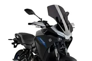 Puig c[O XN[ tgKX _[NX[N }n g[T[ 700 & GT 2020 - 2024 Puig Touring Screen Windshield Dark Smoke Yamaha Tracer 700 & GT 2020 - 2024