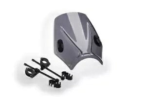 Puig Mito �X�N���[�� �t�����g�K���X �f�B�t���N�^�[ �_�[�N�X���[�N �z���_ �����L�[ 125 2018 - 2023 Puig Mito Screen Windshield Deflector Dark Smoke Honda Monkey 125 2018 - 2023 �y���s�A���i�z