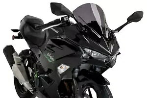 Puig Z-Racing �X�N���[�� �t�����g�K���X �_�[�N�X���[�N Kawasaki Ninja 500/500SE 24 - 25 Puig Z-Racing Screen Windshield Dark Smoke Kawasaki Ninja 500/500SE 24 - 25