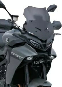 Ermax X|[c XN[ tgKX }bg ubN }n g[T[ 9 / GT 21 - 24 Ermax Sports Screen Windshield Matte Black Yamaha Tracer 9 / GT 21 - 24