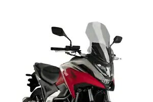 Puig c[O XN[ tgKX fBtN^[ CgX[N z_ NC 750 X 2021 - 2024 Puig Touring Screen Windshield Deflector Light Smoke Honda NC 750 X 2021 - 2024