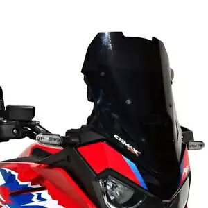 Ermax �X�|�[�c �X�N���[�� �t�����g�K���X �u���b�N �I�y�[�N �z���_ CRF 1100 L Africa Twin 24 - 25 Ermax Sport Screen Windshield Black Opaque Honda CRF 1100 L Africa Twin 24 - 25 �y���s�A���i�z