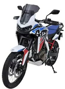 Ermax �X�|�[�c �X�N���[�� �t�����g�K���X �_�[�N�X���[�N �z���_ CRF 1100 L Africa Twin 20 - 23 Ermax Sport Screen Windshield Dark Smoke Honda CRF 1100 L Africa Twin 20 - 23 �y���s�A���i�z