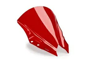 Puig Z-Racing �X�N���[�� �t�����g�K���X �f�B�t���N�^�[ ���b�h Kawasaki Ninja 500/500SE 24 - 25 Puig Z-Racing Screen Windshield Deflector Red Kawasaki Ninja 500/500SE 24 - 25