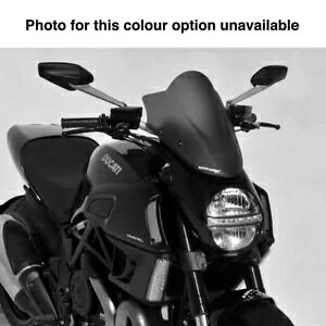 Ermax �X�|�[�c �X�N���[�� �t�����g�K���X �f�B�t���N�^�[ �u���b�N �s���� Ducati Diavel 2011 - 2013 Ermax Sport Screen Windshield Deflector Black Opaque Ducati Diavel 2011 - 2013 �y���s�A���i�z