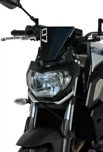 Ermax �t���C �X�N���[�� �t�����g�K���X �f�B�t���N�^�[ �z�Ɏ_���u���b�N ���}�n MT-07 2018 - 2019 Ermax Fly Screen Windshield Deflector Anodised Black Yamaha MT-07 2018 - 2019 �y���s�A���i�z