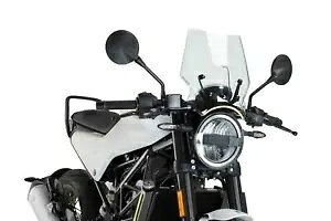 Puig 32cm �X�|�[�c �X�N���[�� �N���A �n�X�N�o�[�i �X���@���g�s���� ���B�b�g�s���� 401 2017 - 2024 Puig 32cm Sport Screen Clear Husqvarna Svartpilen Vitpilen 401 2017 - 2024 �y���s�A���i�z