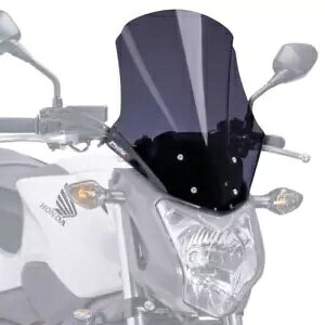 Puig �c�[�����O �X�N���[�� �t�����g�K���X �_�[�N�X���[�N �z���_ NC 700 S 12 - 13 750 S 14 - 21 Puig Touring Screen Windshield Dark Smoke Honda NC 700 S 12 - 13 750 S 14 - 21 �y���s�A���i�z