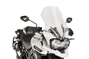 Puig �c�[�����O �X�N���[�� �N���A �g���C�A���t �G�N�X�v���[���[ 1200 XC/XCX/XRA/XR/XRX/XRT 16 - 17 Puig Touring Screen Clear Triumph Explorer 1200 XC/XCX/XRA/XR/XRX/XRT 16 - 17 �y���s�A���i�z