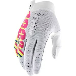 100% iTrack O[u - VXe zCg - S I[v {bNX 10008-00040 100% iTrack Gloves - System White - Small OPEN BOX 10008-00040