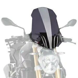 Puig c[O XN[ tgKX _[NX[N f vJo[ BMW R1200 R 15 - 18 Puig Touring Screen Windshield Dark Smoke Model Clock Cover BMW R1200 R 15 - 18