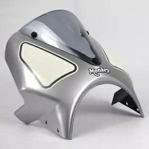 s~bh XN[ tgKX fN^[ Vo[ zCg z_ L[ 125 2022 - 2024 Pyramid Screen Windshield Delector Silver White Honda Monkey 125 2022 - 2024