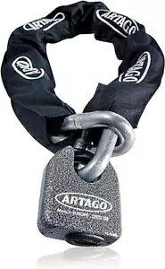 Artago oCN XN[^[ I[goC ZLeB 68T/B 싞 + 14.100 100cm `F[ R{ Artago Bike Scooter Motorcycle Security 68T/B Padlock + 14.100 100cm Chain Combo