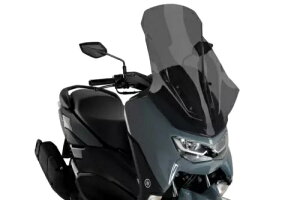 Puig c[O XN[ tgKX fBtN^[ _[NX[N }n NMAX 125 2021 - 2024 Puig Touring Screen Windshield Deflector Dark Smoke Yamaha NMAX 125 2021 - 2024