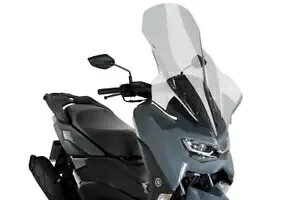 Puig c[O XN[ tgKX CgX[N }n N-Max GPD 125 2021 - 2024 Puig Touring Screen Windshield Light Smoke Yamaha N-Max GPD 125 2021 - 2024