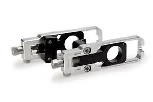 Puig A~ `F[ eVi[ AWX^[ Vo[ XYL GSX-8R/S 2023 - 2025 Puig Aluminium Chain Tensioner Adjusters Silver Suzuki GSX-8R/S 2023 - 2025