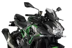 Puig X|[c XN[ tgKX fBtN^[ CgX[N Kawasaki Z H2 2020 - 2024 Puig Sport Screen Windshield Deflector Light Smoke Kawasaki Z H2 2020 - 2024