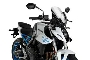 Puig X|[c XN[ tgKX fBtN^[ NA XYL GSX-8S 2023 - 2024 Puig Sport Screen Windshield Deflector Clear Suzuki GSX-8S 2023 - 2024