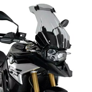 Puig c[O XN[ tgKX oCU[ CgX[N BMW F850 GS 2018 - 2024 Puig Touring Screen Windshield with Visor Light Smoke BMW F850 GS 2018 - 2024