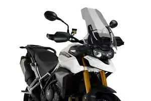 Puig �c�[�����O �X�N���[�� ���C�g�X���[�N �g���C�A���t �^�C�K�[ 850 900 �����[ GT �v�� ���[ 20 - 23 Puig Touring Screen Light Smoke Triumph Tiger 850 900 Rally GT Pro Low 20 - 23 �y���s�A���i�z