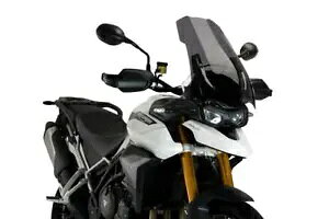 Puig �c�[�����O �X�N���[�� �_�[�N�X���[�N �g���C�A���t �^�C�K�[ 850 900 �����[ GT �v�� ���[ 20 - 23 Puig Touring Screen Dark Smoke Triumph Tiger 850 900 Rally GT Pro Low 20 - 23 �y���s�A���i�z