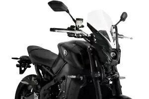 Puig c[O XN[ tgKX fBtN^[ NA }n MT-09 & SP 2021 - 2023 Puig Touring Screen Windshield Deflector Clear Yamaha MT-09 & SP 2021 - 2023